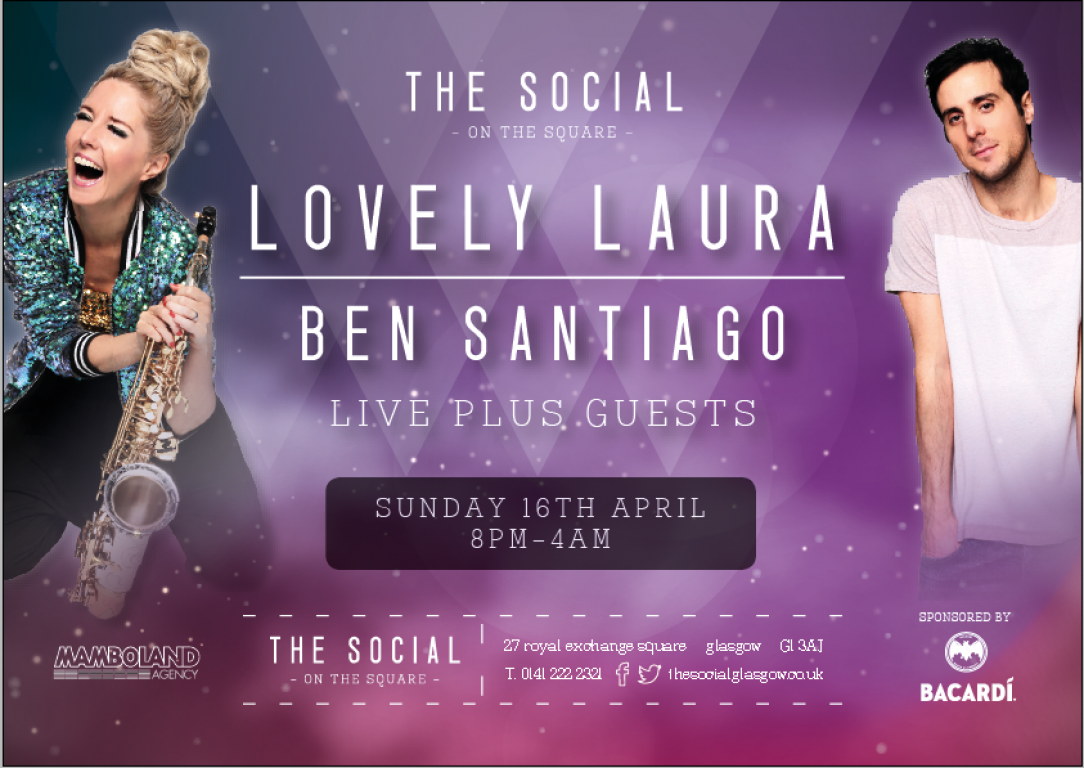 Lovely Laura & Ben Santiago @The Social