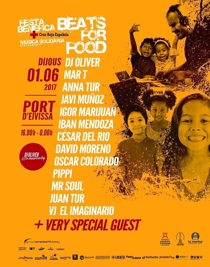 DJ Oliver Celebrates 25 years of DJing with 'Beats For Food' Festival in Ibiza
